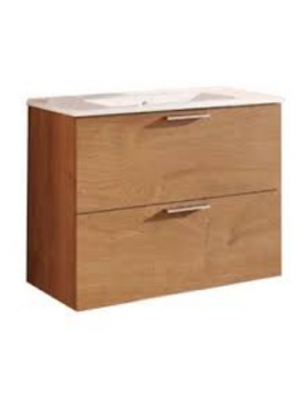 VITRA MIA MOBILE BAGNO 60 CM CON LAVABO E SPECCHIO GOLDEK OAK